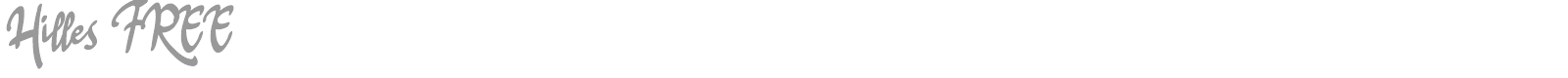 Hilles font preview